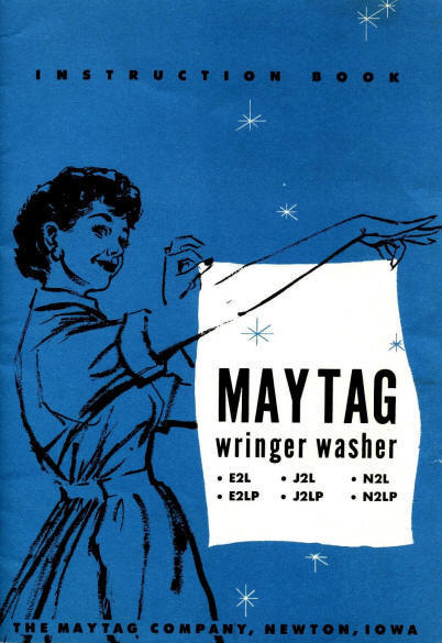 Maytag Wringer Owner's Manual Cover